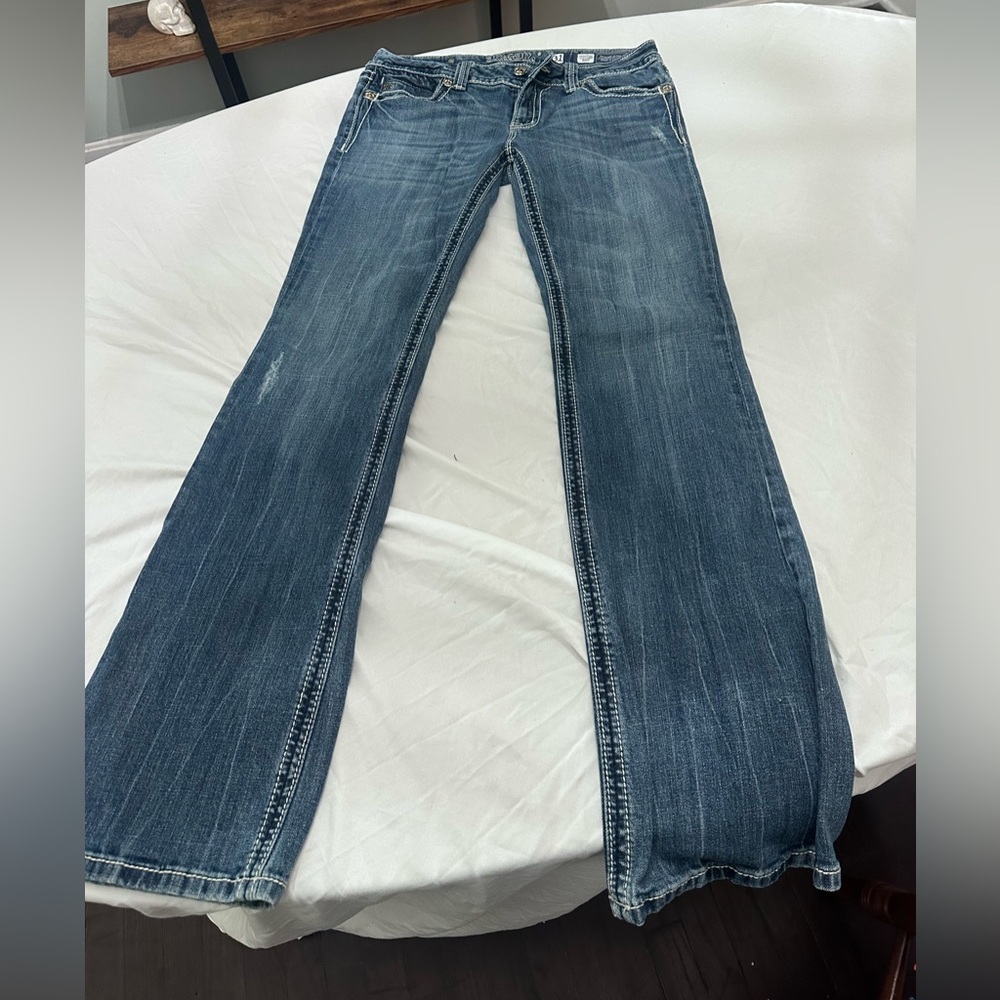 Miss Me Dark Blue Flare Jeans